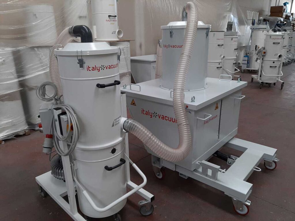 industrial vacuum systems for manufacturing - A robust industrial vacuum system designed for manufacturing, showcasing its po