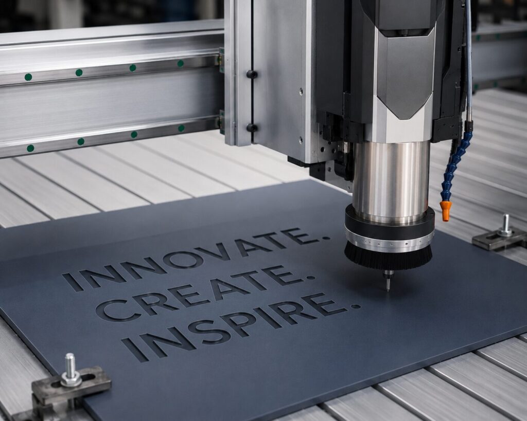 Industrial vacuum systems for manufacturing showcased in a clean, organized workspace with equipment and tools.